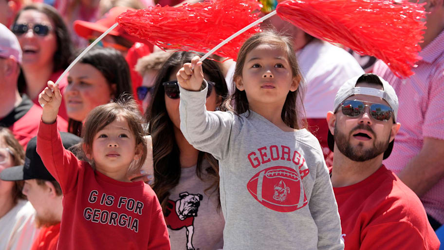 Georgia football team fans
