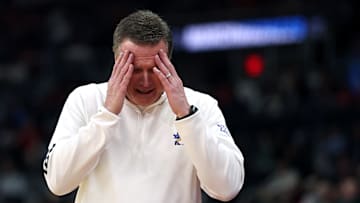 Kansas basketball head coach Bill Self