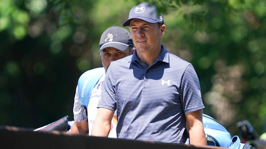 Four weeks after Rory McIlroy completed a career Grand Slam, Spieth will take his own run at it this week. | Raymond Carlin III-Imagn Images