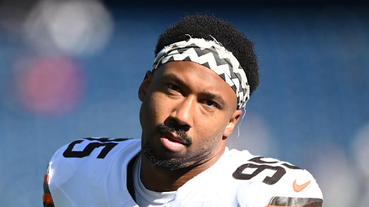 Cleveland Browns defensive end Myles Garrett