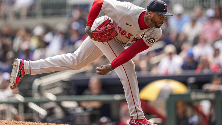Boston Red Sox relief pitcher Aroldis Chapman (44) Mandatory Credit: Dale Zanine-Imagn Images