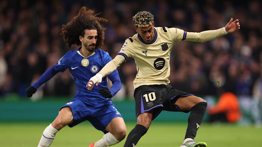 Lamine Yamal and Marc Cucurella