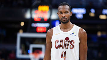 Dec 1, 2025; Indianapolis, Indiana, USA;  Cleveland Cavaliers center Evan Mobley (4) in the first half against the Indiana Pacers at Gainbridge Fieldhouse. Mandatory Credit: Trevor Ruszkowski-Imagn Images