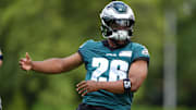 Eagles RB Saquon Barkley will be one of the first five running backs picked in 2025 fantasy football drafts. 