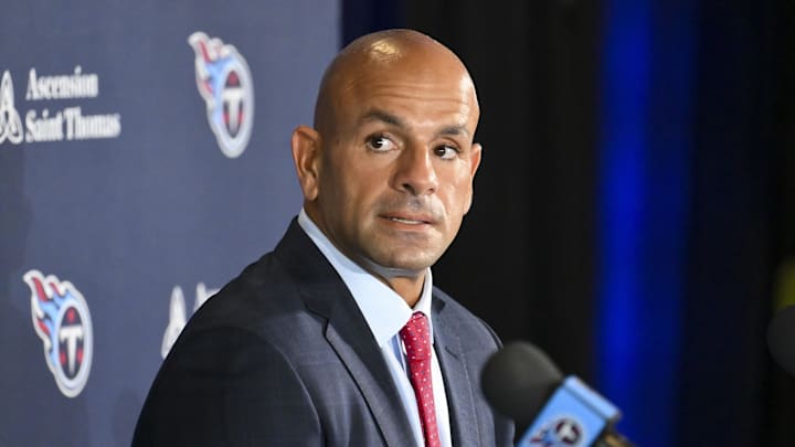 Tennessee Titans head coach Robert Saleh