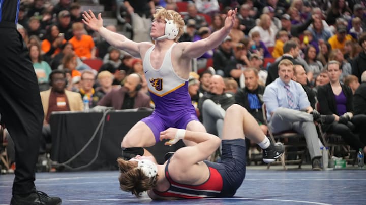 Jacob Helgeson of Johnston is one of the top Class 3A wrestlers returning this winter. Jacob Helgeson of Johnston is one of the top Class 3A wrestlers returning this winter.