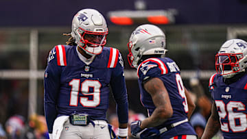 New England Patriots quarterback Joe Milton III