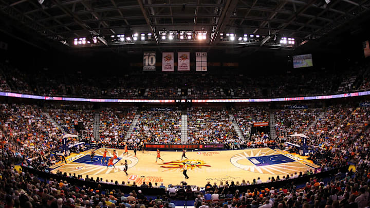Mohegan Sun Arena, home of the Sun, hosted the WNBA All-Star Game in 2013. Mohegan Sun Arena, home of the Sun, hosted the WNBA All-Star Game in 2013.