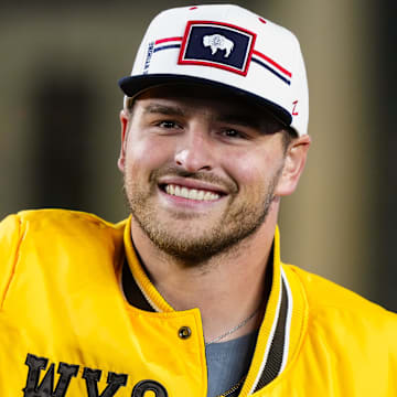 Wyoming Cowboys alumni and current Cincinnati Bengals linebacker Logan Wilson.