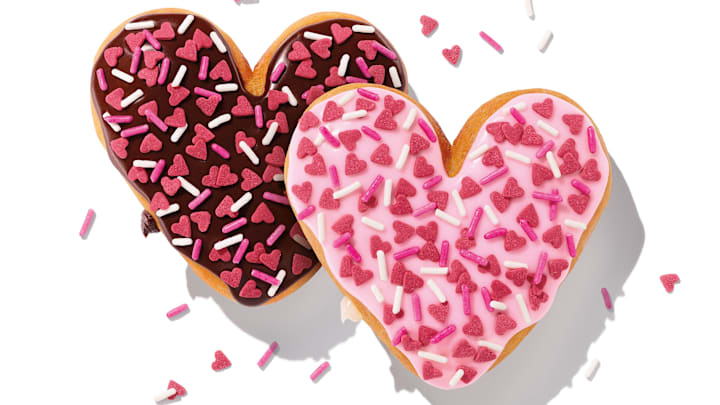 Dunkin' Brownie Batter Specialty Donut + Cupid's Choice Specialty Donut