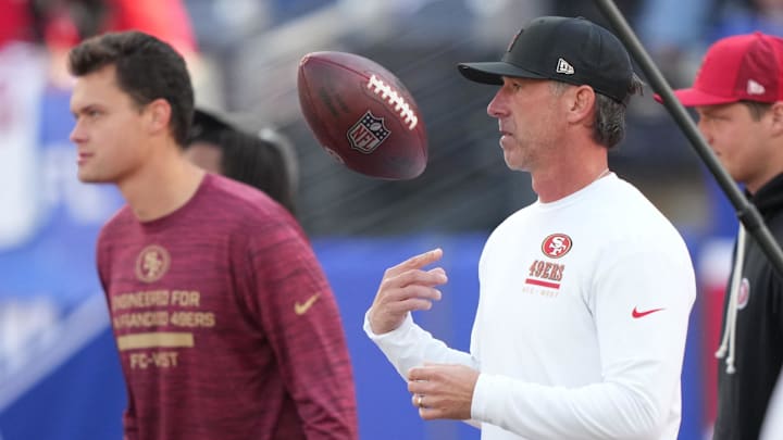 San Francisco 49ers head coach Kyle Shanahan