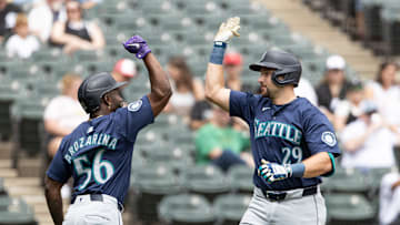 Cal Raleigh, Randy Arozarena, Seattle Mariners v Chicago White Sox