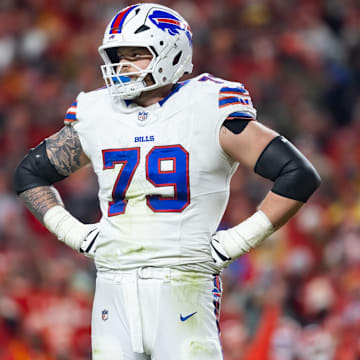 Buffalo Bills offensive tackle Spencer Brown.