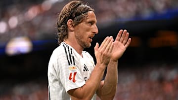 Luka Modric disputait son dernier match avec le Real Madrid.