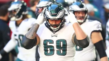 Matt Pryor OL Philadelphia Eagles. Mandatory Credit: Mark J. Rebilas-Imagn Images