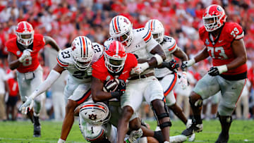 Nate Frazier, Austin Keys, Jay Crawford, Georgia Bulldogs, Auburn Tigers