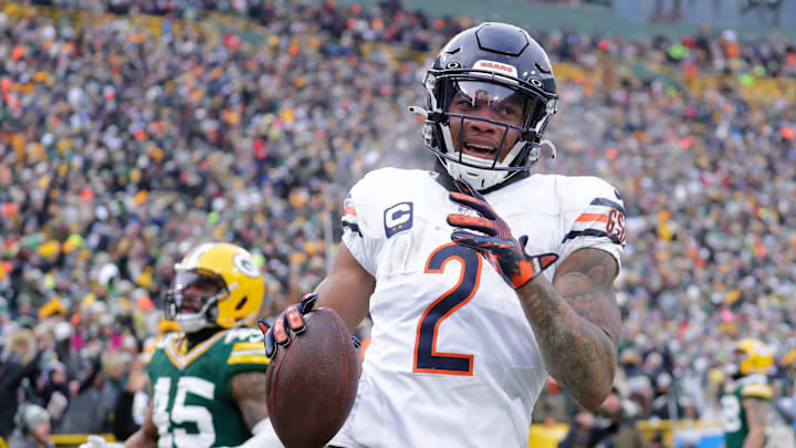 Chicago Bears wide receiver DJ Moore Chicago Bears wide receiver DJ Moore