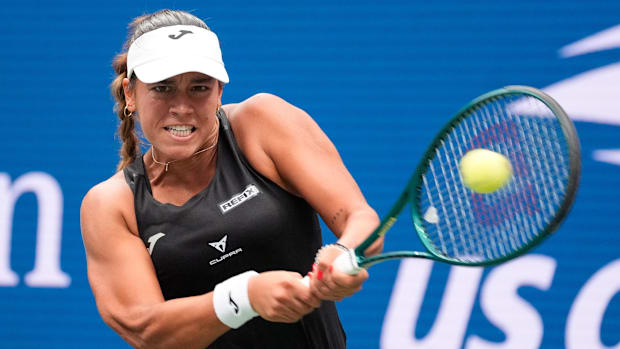 Jessica Bouzas Maneiro fell to Pegula in straight sets in the third round of the U.S. Open.