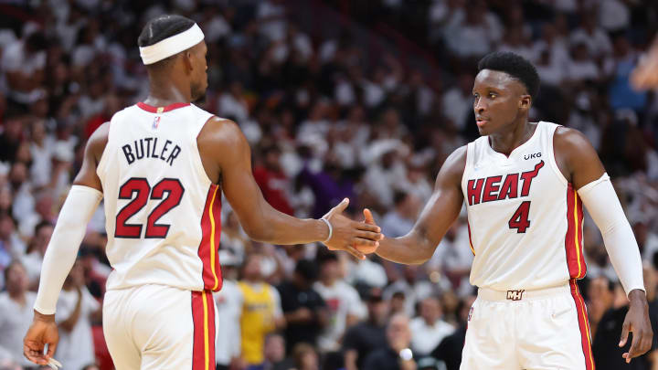 Jimmy Butler and Victor Oladipo.