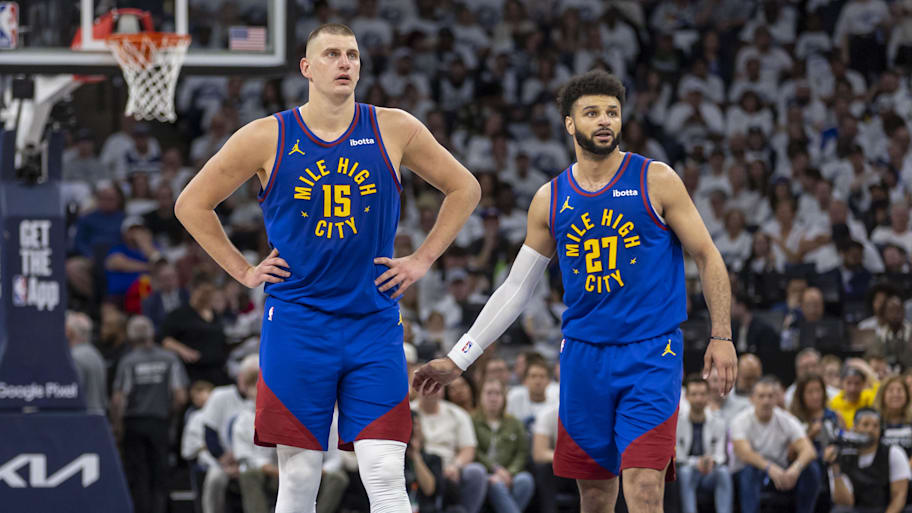Nikola Jokic and Jamal Murray appear to have an improved supporting cast in Denver. | Jesse Johnson-Imagn Images