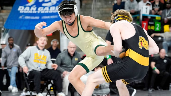 Alexander Pierce of Iowa City West had a big day at the West Des Moines Valley Duals. Alexander Pierce of Iowa City West had a big day at the West Des Moines Valley Duals.