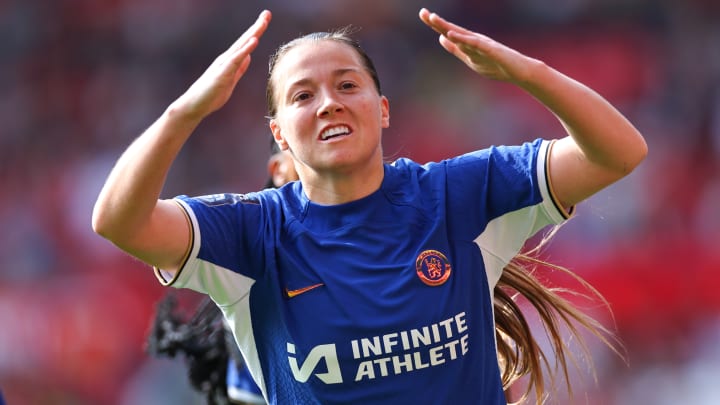 Fran Kirby scored on her final Chelsea appearance in May