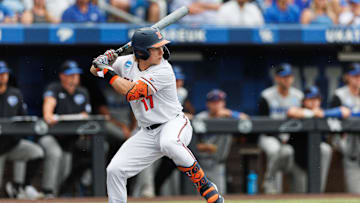 Jun 1, 2024; Lexington, KY, USA; Illinois Fighting Illini catcher Camden Janik (17) gets ready for a pitch during the third inning against the Kentucky Wildcats at Kentucky Proud Park. Mandatory Credit: Jordan Prather-USA TODAY Sports