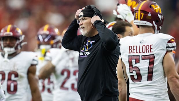 Washington Commanders coach Dan Quinn