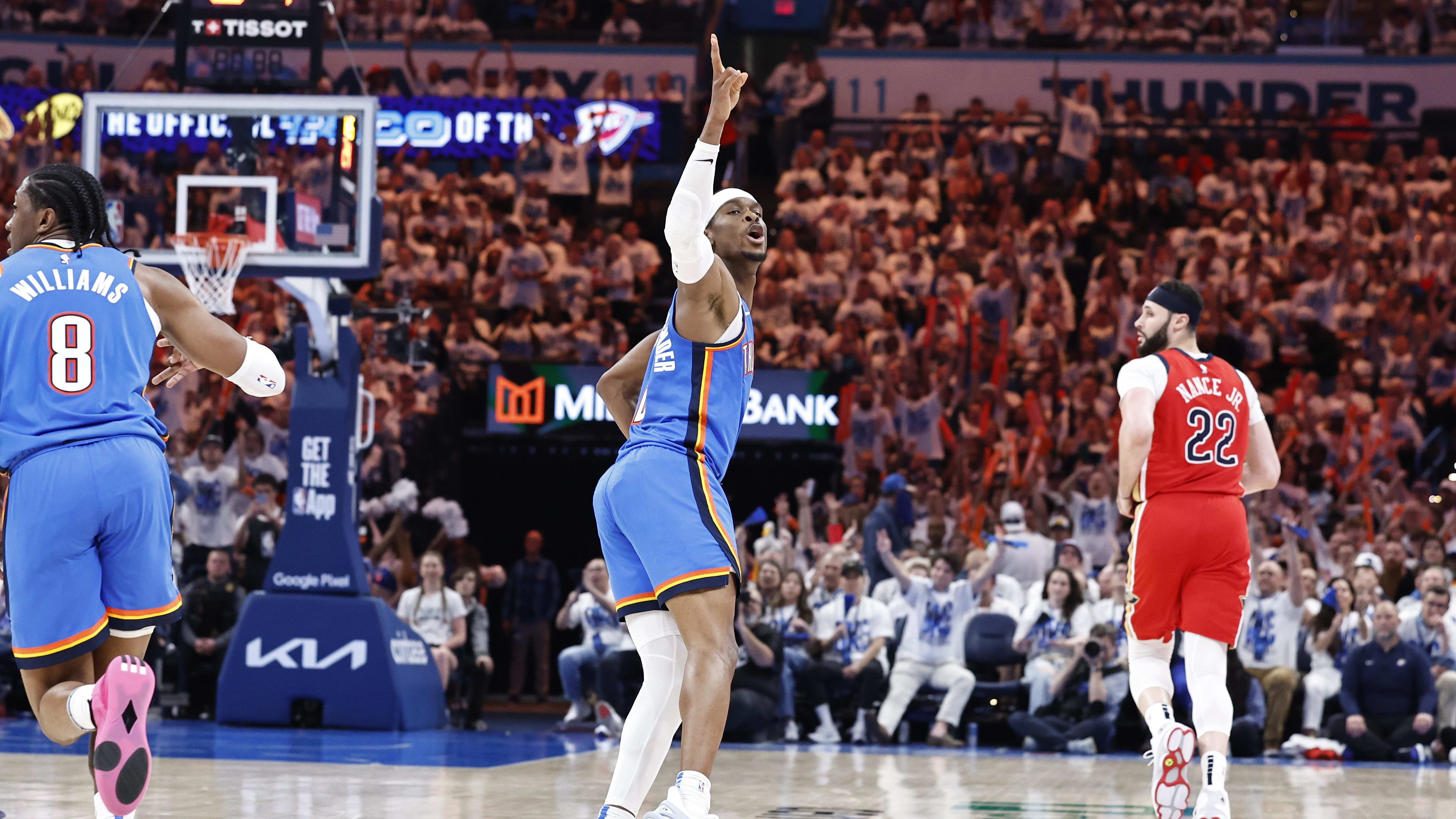 Oklahoma City’s Big Three Asserts Itself in Game 2 Victory