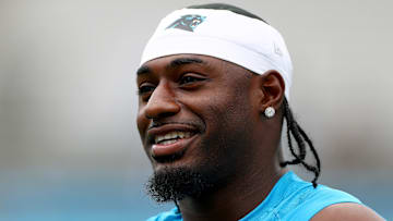 Carolina Panthers wide receiver Xavier Legette