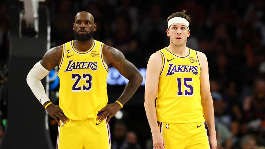 LeBron James and Austin Reave