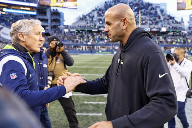 Pete Carroll, Robert Saleh, NFL head coaches