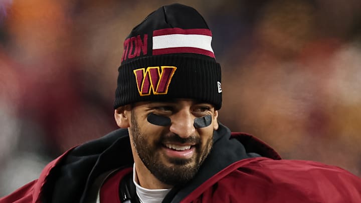 Washington Commanders quarterback Marcus Mariota