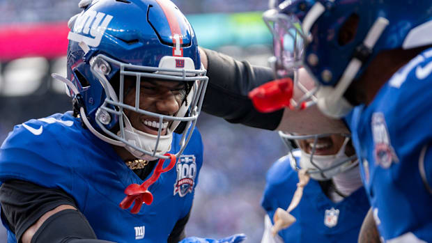 New York Giants wide receiver Malik Nabers 
