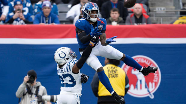 New York Giants wide receiver Malik Nabers 