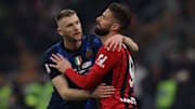 Milan Skriniar e Olivier Giroud