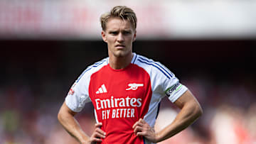 Arteta has refused to rule Odegaard out of the north London derby