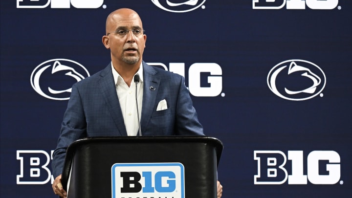 Penn State Nittany Lions head coach James Franklin