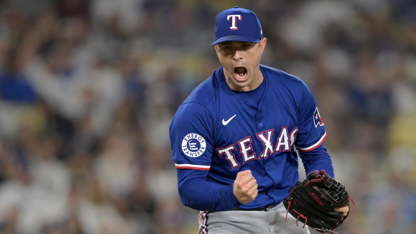 Rangers-Dodgers: David Robertson strikes ou