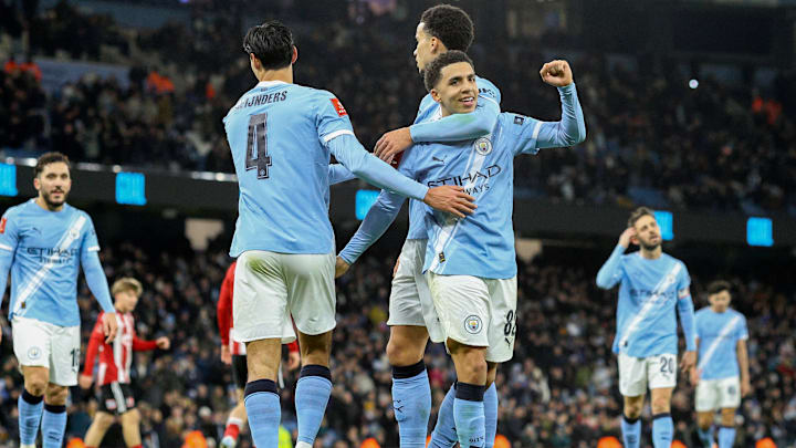 Rico Lewis marcou dois gols Rico Lewis marcou dois gols