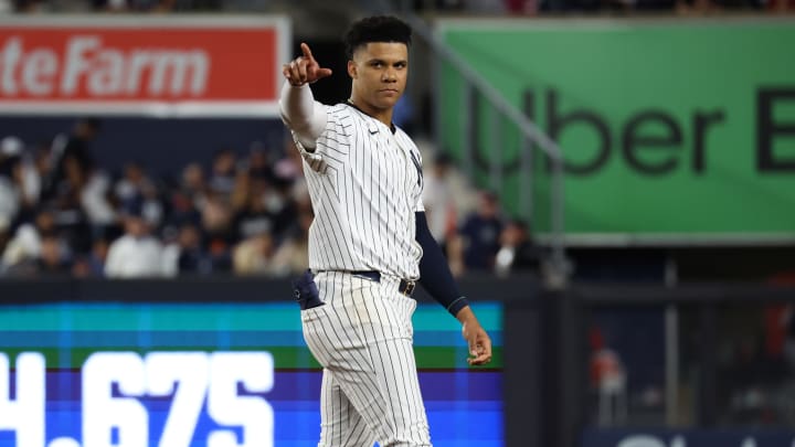 Los Yankees pelearán contra sus vecinos Mets por firmar de vuelta a Juan Soto en invierno