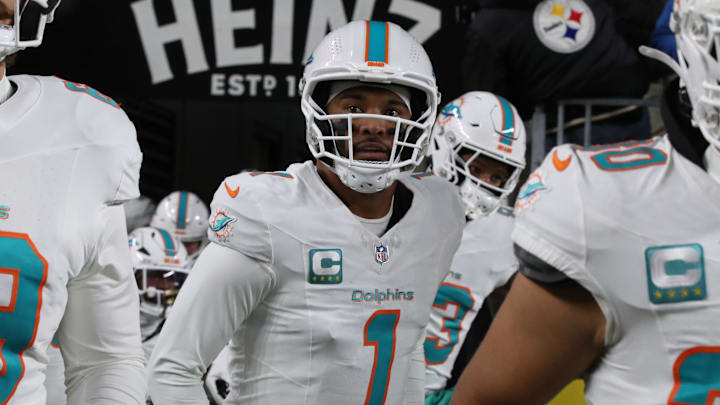 Dolphins coach Mike McDaniel hinted at potentially benching Tua on Tuesday. Dolphins coach Mike McDaniel hinted at potentially benching Tua on Tuesday.