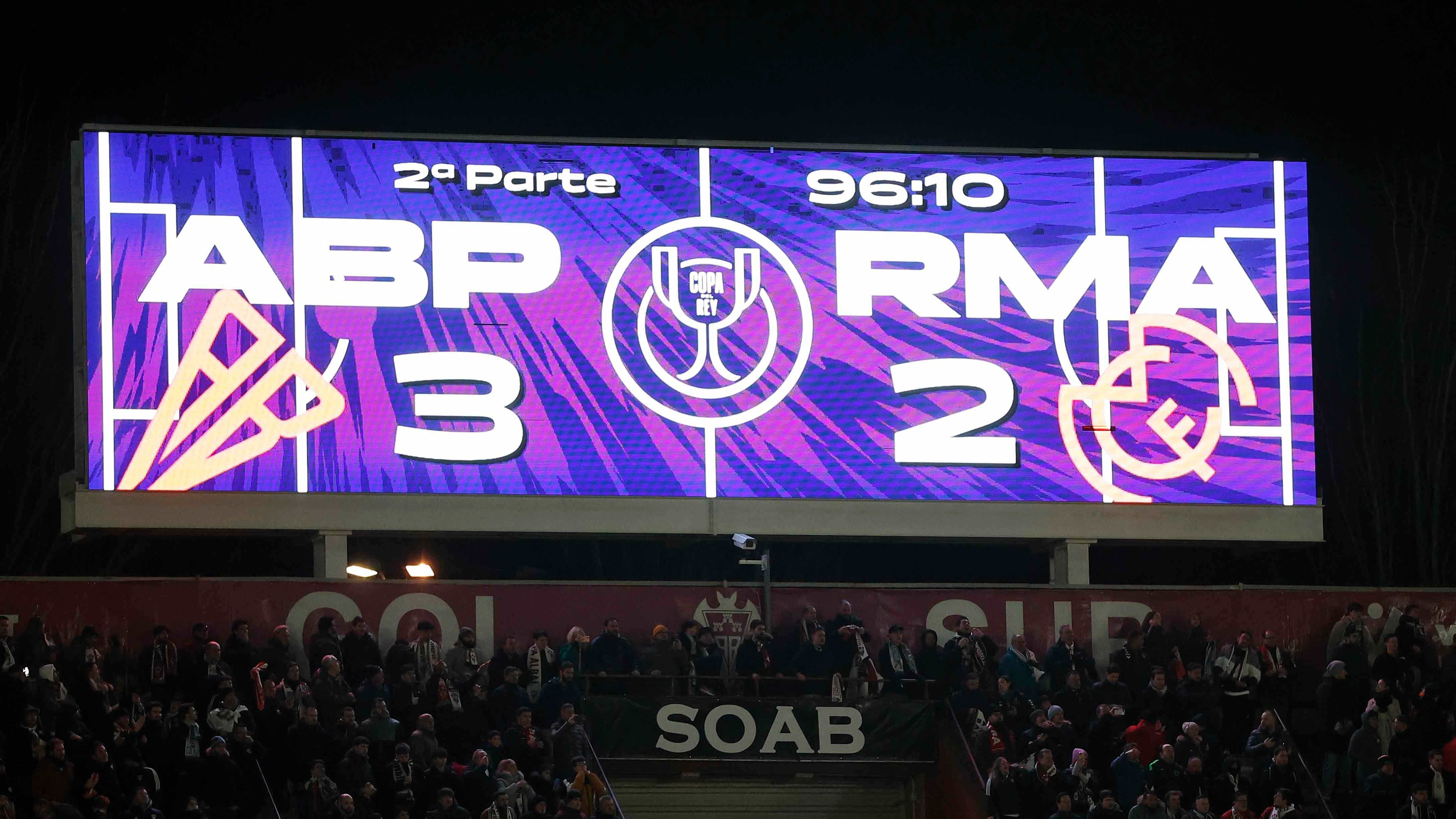 Albacete 3-2 Real Madrid