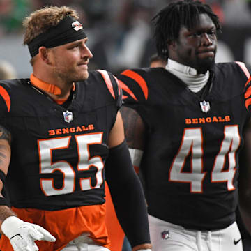 Cincinnati Bengals linebacker Logan Wilson and linebacker Demetrius Knight Jr.
