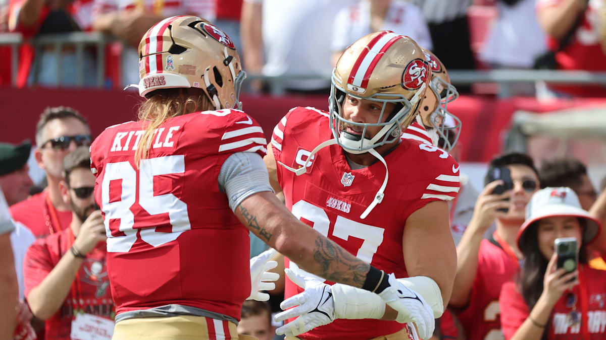 George Kittle Disagrees With Nick Bosa on Facing 49ers Teammates After 6-11 Season