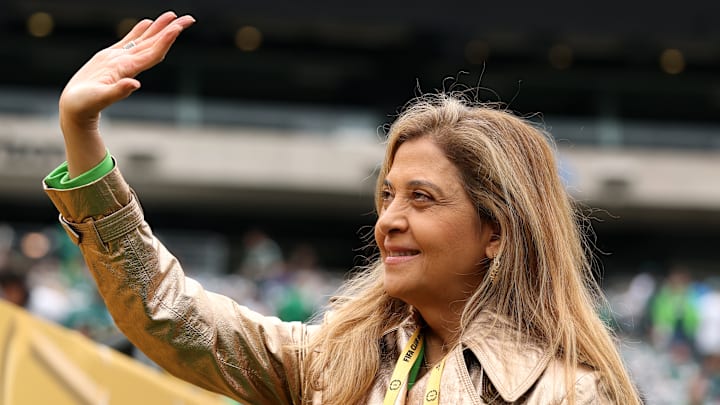 Leila Pereira é a presidente do Palmeiras Leila Pereira é a presidente do Palmeiras