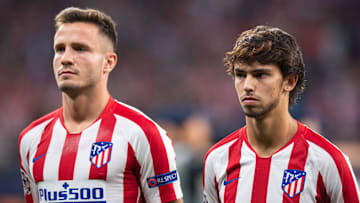 Saúl Ñíguez (left) and João Felix played together for over two seasons at Atlético Madrid.