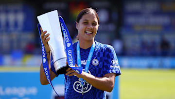 Sam Kerr was instrumental in Chelsea's WSL title win