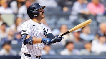 Austin Wells hits a leadoff home run on Opening Day for the New York Yankees in 2025.
