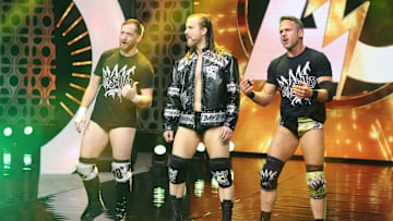 Kyle O'Reily, Adam Cole, and Roddy Strong